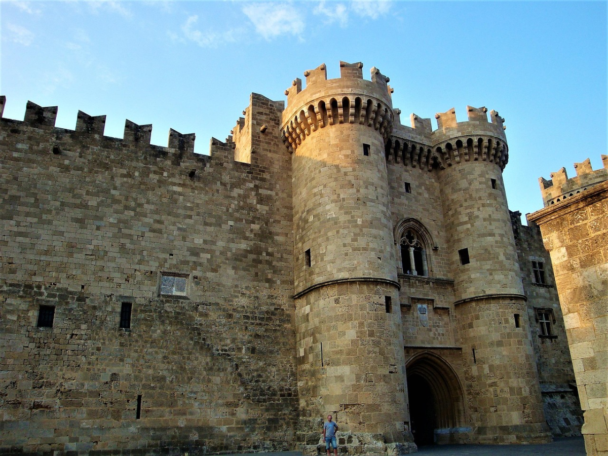 castle, rhodes, the middle ages